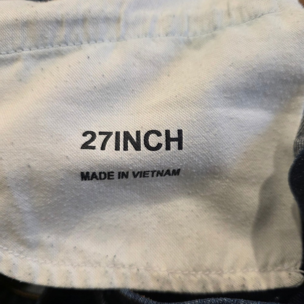 Muji Relaxed Wide Leg Jeans Womens Fits 30x30 Indigo Dark Wash High Rise Denim - Picture 3 of 11